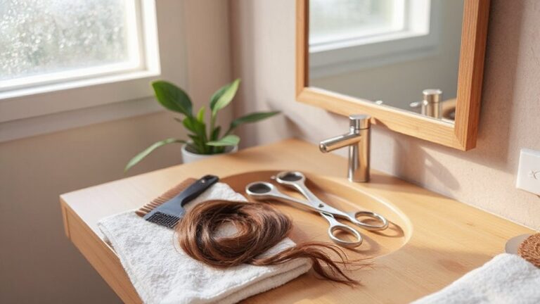 trim split ends safely