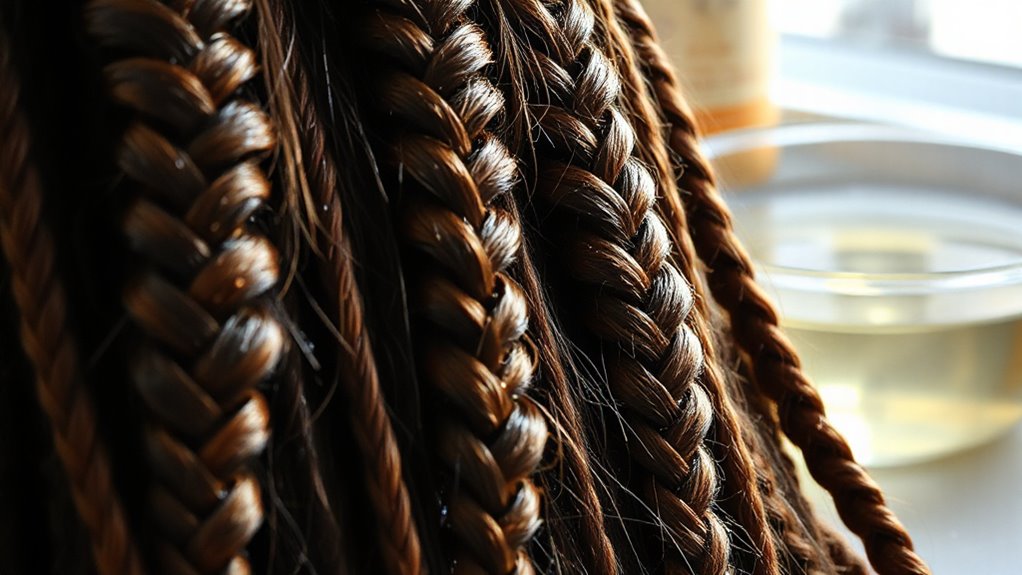 wash braids gently avoid frizz